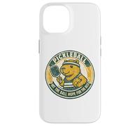 Carcasa para iPhone 14 Pickleball Divertido golpea la Pelota Esperanza para el Mejor Capibara