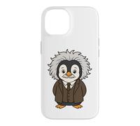Carcasa para iPhone 14 Pingüino Física Inteligente Nerd Teórica
