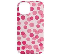 Carcasa para iPhone 14 Pink Polka Dots Girly Confetti Fun Pattern