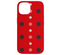 Carcasa para iPhone 14 Pink & Red Black Polka Dot Ladybug Cute Lady Bug Polka Dots