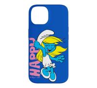 Carcasa para iPhone 14 Pitufos Pitufina Feliz Sonrisa Amigos Clásico De Dibujos Animados 80s 90s