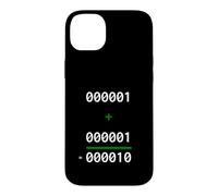 Carcasa para iPhone 14 Plus 1+1=10 Binario Matemáticas Broma Programador Humor