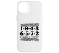 Carcasa para iPhone 14 Plus 1-8-4-3-6-5-7-2 Si Sabe Que Sabe Que está disparando Orden V8 Engine