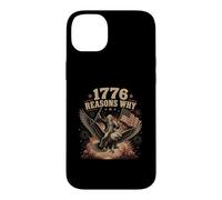 Carcasa para iPhone 14 Plus 1776 Razones por Las Que es Divertido 4 de Julio George Washington