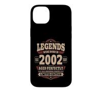 Carcasa para iPhone 14 Plus 24 Cumpleaños Hombre Regalo Vintage Año 2002