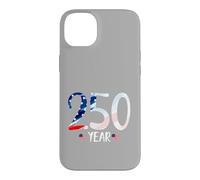 Carcasa para iPhone 14 Plus 250 Year US Flag July 4th Anniversary Heart Vintage Inspired