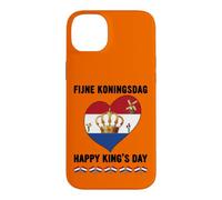 Carcasa para iPhone 14 Plus 27 de Abril Holanda Día del Rey Orgulloso Holandés Papá Mamá Tía Niño