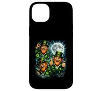 Carcasa para iPhone 14 Plus 3 Leprechaun Moon Vintage 90s USA Salvaje Retro Noche Cielo