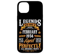 Carcasa para iPhone 14 Plus 72.o cumpleaños Leyendas Vintage Nacido en 1954 72 años