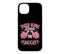 Carcasa para iPhone 14 Plus A Esta Chica le Encanta posponer una Siesta Divertida dormida