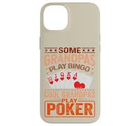 Carcasa para iPhone 14 Plus Abuelo Juegos de Cartas Jugadores de póker Casino Jugador Abuelo