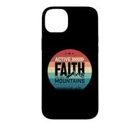 Carcasa para iPhone 14 Plus Active Faith Can Move Mountains Christian Men Women Kids