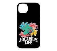 Carcasa para iPhone 14 Plus Acuario Vida Peces Acuarela Splash