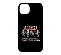 Carcasa para iPhone 14 Plus ADHD It's Not Disability It's A Different Ability Skeleton
