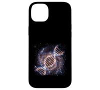 Carcasa para iPhone 14 Plus ADN Helix Galaxia Ciencia Espacial Cósmico Concepto Gráfico