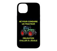 Carcasa para iPhone 14 Plus Agriculteur Fermier Agriculture Paysan Tracteur École Enfant