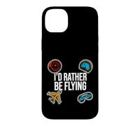 Carcasa para iPhone 14 Plus Airplane Pilot Aviator I'D Rather Be Flying