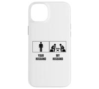 Carcasa para iPhone 14 Plus Ajedrez Jugador Tu Marido Mi Esposo Esposa Divertido Ajedrez