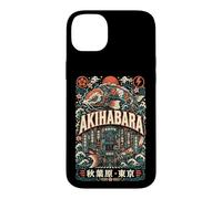 Carcasa para iPhone 14 Plus Akihabara Mecánica Koi Futuro Distrito Tokio Japón Gráfico