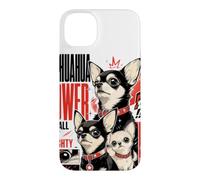 Carcasa para iPhone 14 Plus Amante de los Perros Chihuahua Power, pequeños Pero poderosos