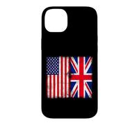 Carcasa para iPhone 14 Plus American Citizen British Root Illustration Graphic Designs