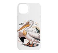 Carcasa para iPhone 14 Plus American White Pelican Sea Bird Birder