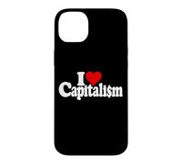 Carcasa para iPhone 14 Plus Amo EL CAPITALISMO del CORAZÓN CAPITALISTAS MERCADOS Libres