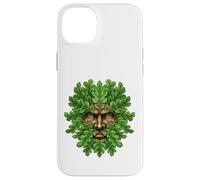 Carcasa para iPhone 14 Plus Antiguo Bosque Cara Pagana Naturaleza Espíritu Celta Popular Regalo