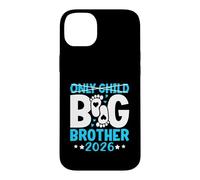 Carcasa para iPhone 14 Plus Anuncio de bebé Only Child Big Brother 2026