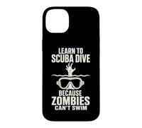 Carcasa para iPhone 14 Plus Aprende a bucear Rescue Diver Humor Submarino