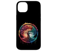 Carcasa para iPhone 14 Plus Árbol de la Vida Naturaleza Colorida Yin Yang Zen Yoga Meditación