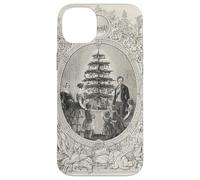 Carcasa para iPhone 14 Plus Árbol de Navidad en el Castillo de Windsor