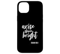 Carcasa para iPhone 14 Plus Arise Shine Bright Religious Faith Scripture Bible Versículo