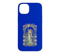 Carcasa para iPhone 14 Plus Art Nouveau París Diosa Floral Noche Cielo Arte