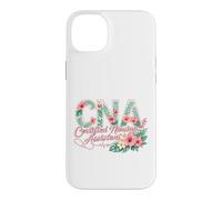 Carcasa para iPhone 14 Plus Asistente de enfermería certificada por CNA Tropical Flowers Summer Girl