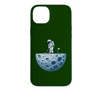 Carcasa para iPhone 14 Plus Astronauta Divertido Golfing On Moon Golf Lover Space Golfer
