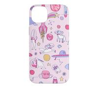 Carcasa para iPhone 14 Plus Astronauta Narval Mapache Unicornio UFO Ciencia ficción Nave Espacial Galaxia