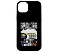 Carcasa para iPhone 14 Plus Autismo Mama Bear I Will Speak Fight Advocate For You