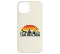 Carcasa para iPhone 14 Plus Autismo Trinity Planes Trenes Grúas Conciencia Autista Retro