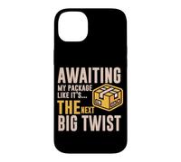 Carcasa para iPhone 14 Plus Awaiting MY Package Like IT S The Next Big Twist