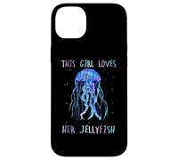 Carcasa para iPhone 14 Plus Awesome Cute Underwater This Girl Loves Her Jellyfish