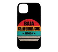 Carcasa para iPhone 14 Plus Baja California Sur México Retro Vintage Baja California Sur