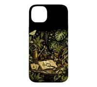 Carcasa para iPhone 14 Plus Banco botánico para macetas de Invernadero Vintage, diseño de Naturaleza