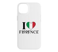 Carcasa para iPhone 14 Plus Bandera de Italia I Love Florence