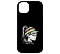 Carcasa para iPhone 14 Plus Bandera India Mujer Viaje Vacaciones Orgullo Visor