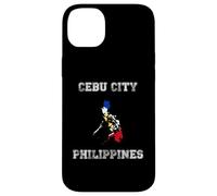 Carcasa para iPhone 14 Plus Bandera Retro de Filipinas de la Ciudad de Cebú