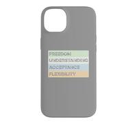 Carcasa para iPhone 14 Plus Bandera sin Etiqueta sin Etiqueta LGBTQ+ Mes del Orgullo Identidad de género