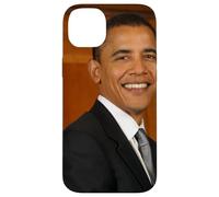 Carcasa para iPhone 14 Plus Barack Obama Foto 44º Presidente POTUS Patriótica Demócrata