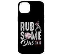 Carcasa para iPhone 14 Plus Baseball Rub Some Dirt On It Frases de Humor Divertido Citas