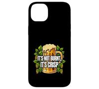 Carcasa para iPhone 14 Plus BBQ Grilling Beer Lover It's Not Burnt It's Crisp Joke